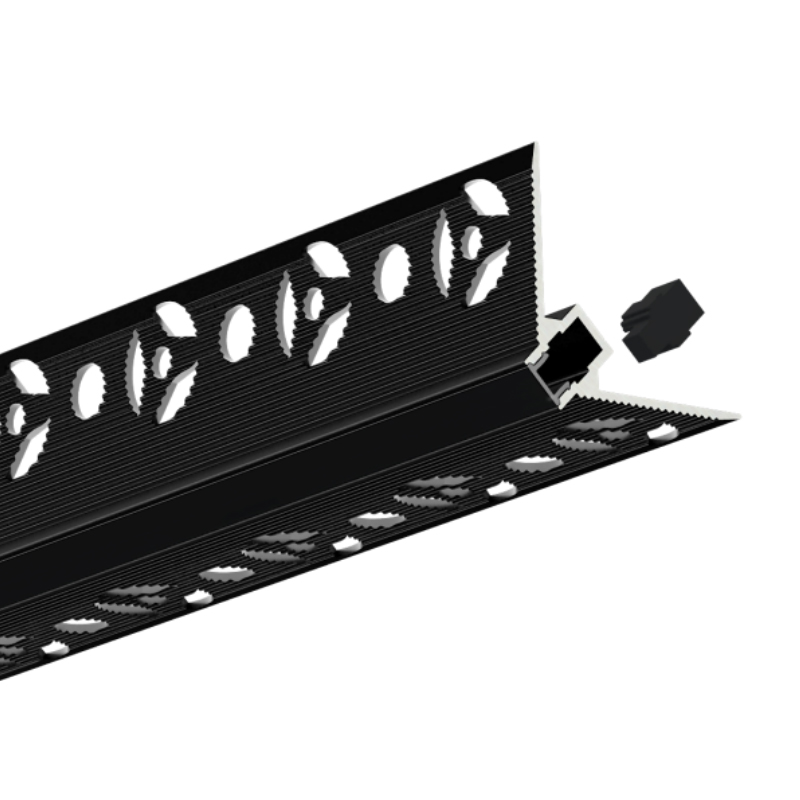 Mud In LED Outside Corner Moulding For 5mm Strip Light Mud In LED Outside Corner Moulding For 5mm Strip Light
